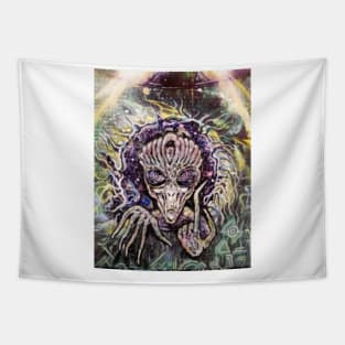 Alien gray Tapestry