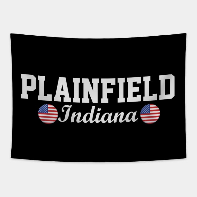 Plainfield Indiana Tapestry by Eric Okore