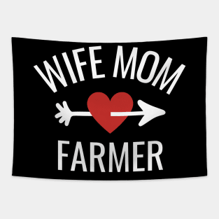 Wife Mom Farmer Gift Idea Tapestry