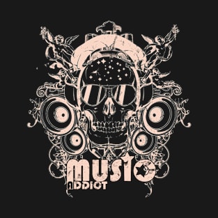 Music Addict Cool Old Rock T-Shirt