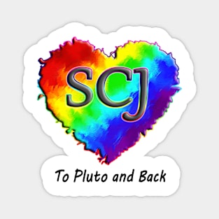 SCJ - Six Color Journey - To Pluto and Back Magnet