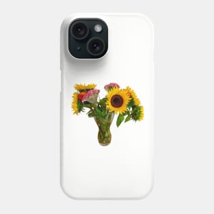 Sunflowers in a Vase Photo Phone Case