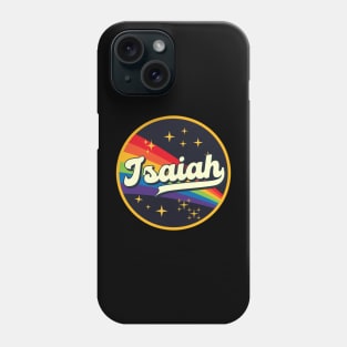 Isaiah // Rainbow In Space Vintage Style Phone Case