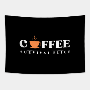 coffee survival juice, coffee lover Tapestry