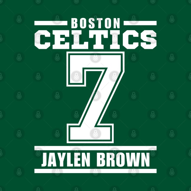 Boston Celtics Brown 7 Basketball Player by ArsenBills