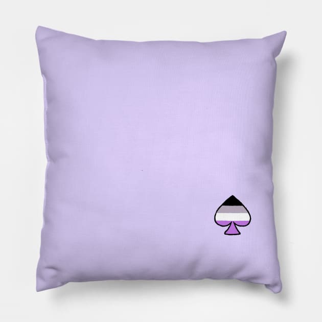 Mini Ace of Spades Pillow by acetronaut