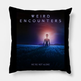 Weird Encounters We're not alone Pillow