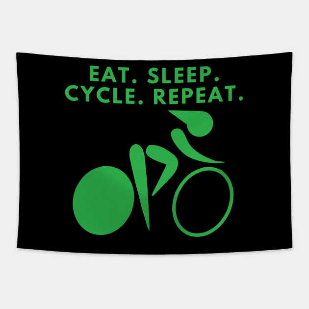 Eat. Sleep. Cycle. Repeat. Tapestry by MtWoodson