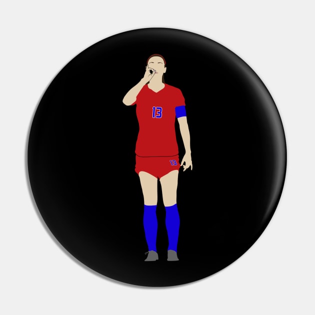 Alex Morgan USWNT Pin by CulturedVisuals