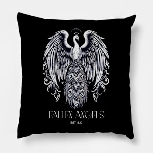 Fallen Angels peacock Pillow