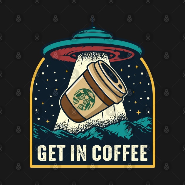 Coffe Abduction by spacedowl