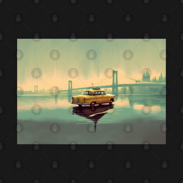 Yellow Cab by Buff Geeks Art