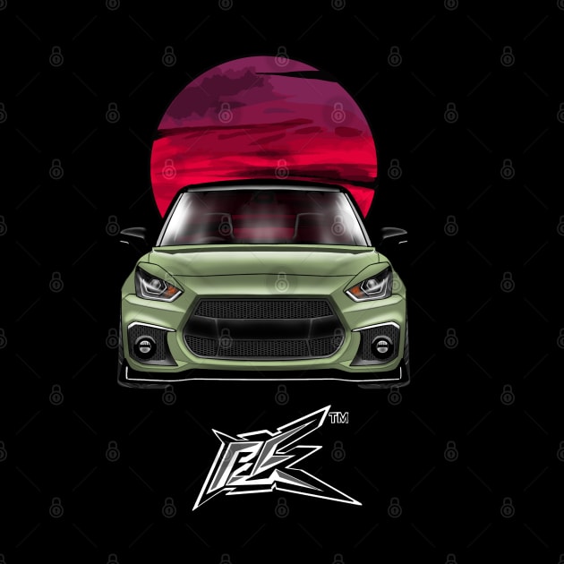 maruti suzuki swift pale green by naquash