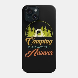 Camping Quote Retro Phone Case