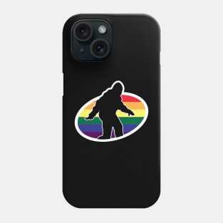 Rainbow Bigfoot Cryptid Pride Phone Case