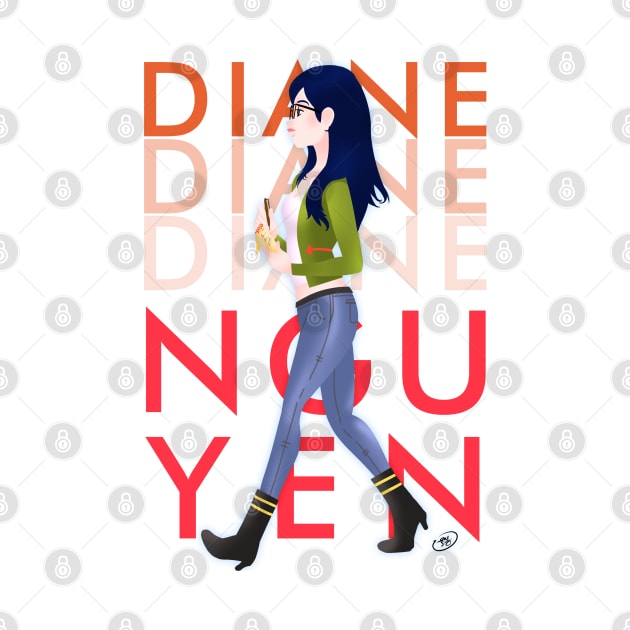 Diane Nguyen: BoJack Horseman by maxgunner44