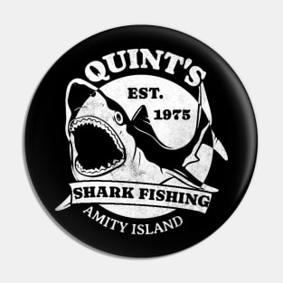 Quint’s Shark Fishing Est 1975 Amity Island Pin