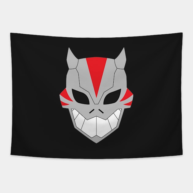 Cheshire Mask Tapestry by Minimalist Heroes