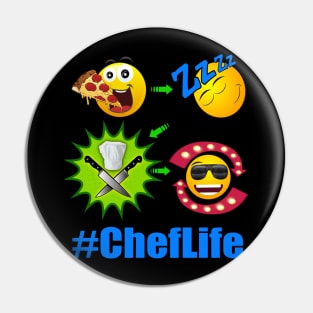 Chef Life Cooking Lifestyle #ChefLife Pizza Pin