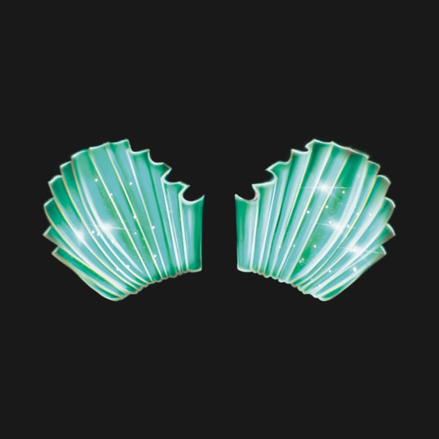 Shell mermaid bra by xsaxsandra