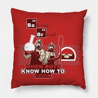 Baking Bread - Red Pillow