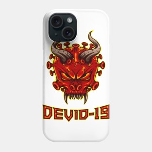 Covid-19 as devil Phone Case