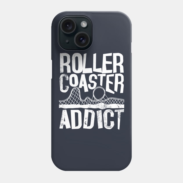 Rollercoaster addict roller coaster addict Phone Case by emmjott