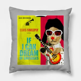 Sooty Sweeply If I Can Dream Of Sausages Parody Pillow