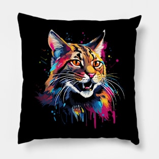 American Bobcat Happiness Pillow