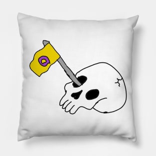 Intersex skelly Pillow