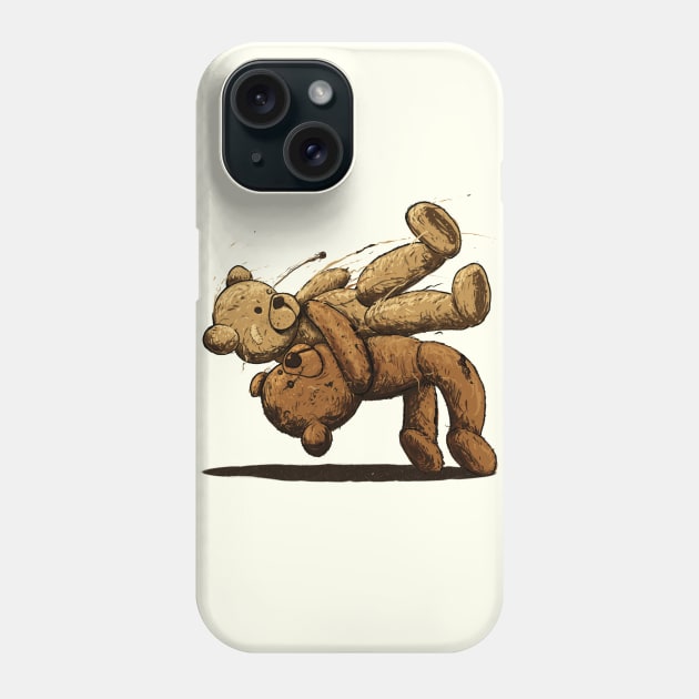 Bear Hug Phone Case by nicebleed