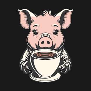 Pig and Coffee T-Shirt