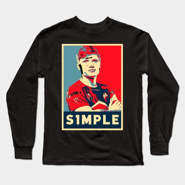 Picasso Hvile Velsigne S1mple - S1mple - Long Sleeve T-Shirt | TeePublic