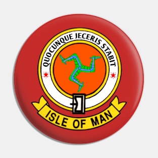 Isle of man t-shirt Pin