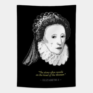 Queen Elizabeth I Quote Tapestry