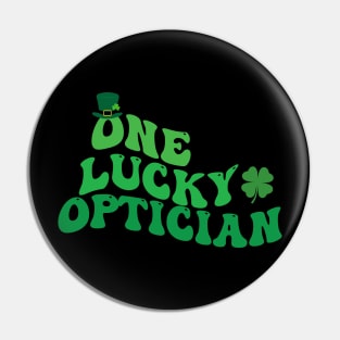 One Lucky Optician St Patrick's Day Pin