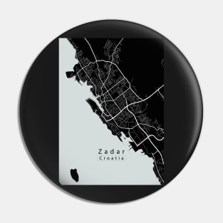 Zadar Coratia City Map dark Pin