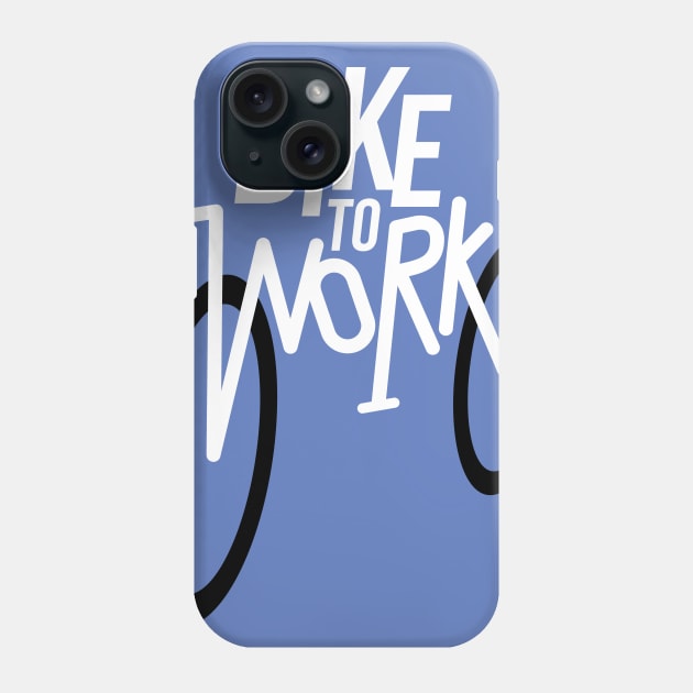 Bike to Work Phone Case by reigedesign