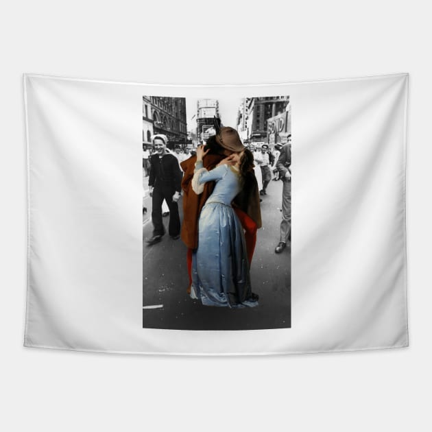 THE KISS Tapestry by luigitarini