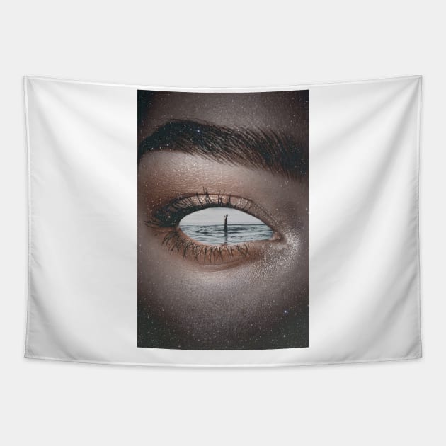 Drown In Your Eyes Tapestry by DreamCollage