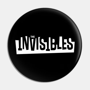 The Invisibles Logo (white) Pin