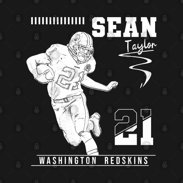 Sean taylor || White retro by Aloenalone