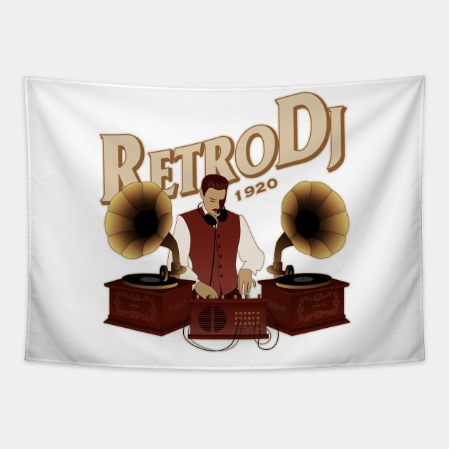 DJ Retro Tapestry by LaInspiratriz