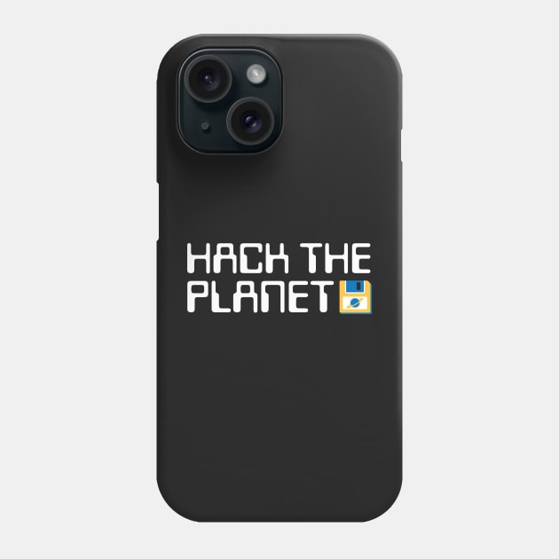 Hack The Planet - Varsity Phone Case by UndrDesertMoons