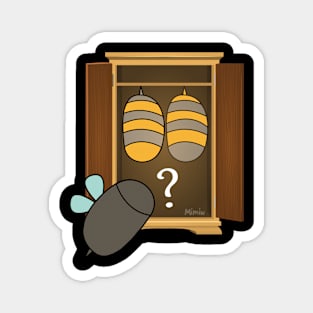 Beekeeper Funny Bee Don't know what to wear ! Made By Mimiw Magnet