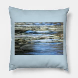 blue stream Pillow