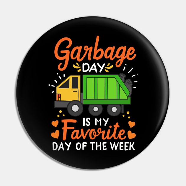 Garbage Truck Garbage Day Pin by KAWAIITEE