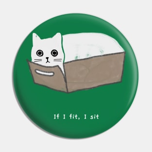 Tiny box (white caption) Pin