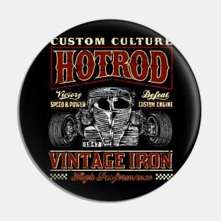 Custom Culture Hot Rod Pin