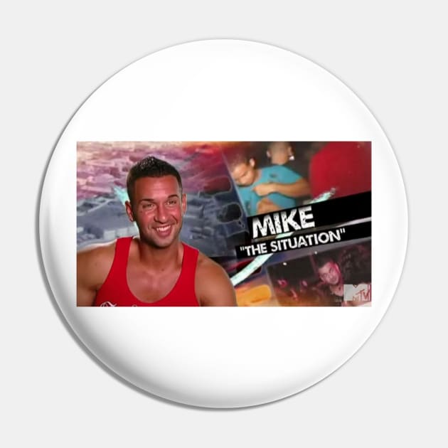 The Situation Jersey Shore Pin by vhsisntdead